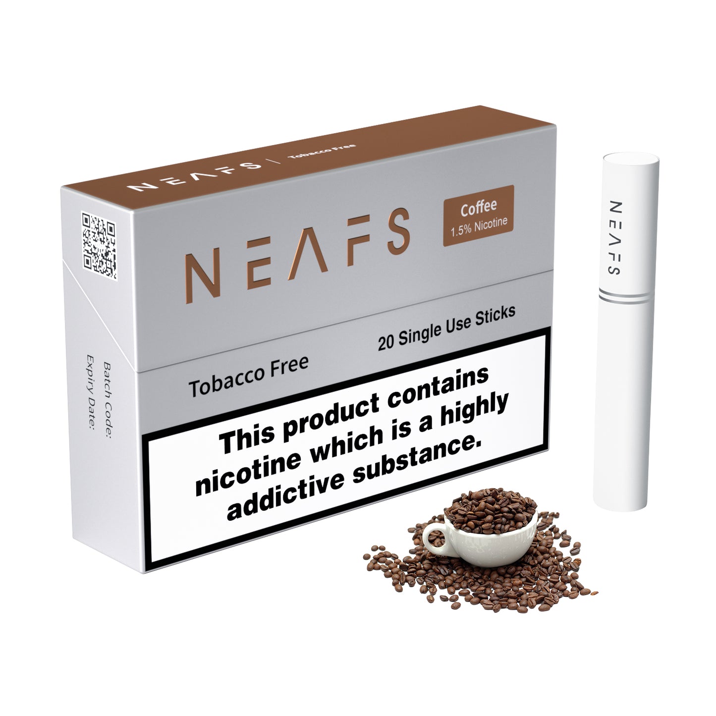 NEAFS Coffee Tobacco Free Heated Sticks – 200 Sticks