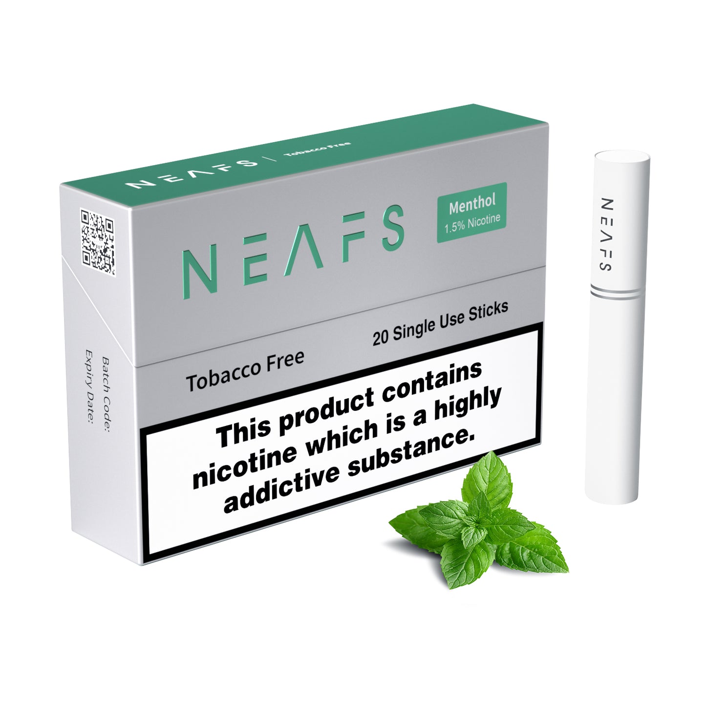 NEAFS Menthol Tobacco Free Heated Sticks – 200 Sticks